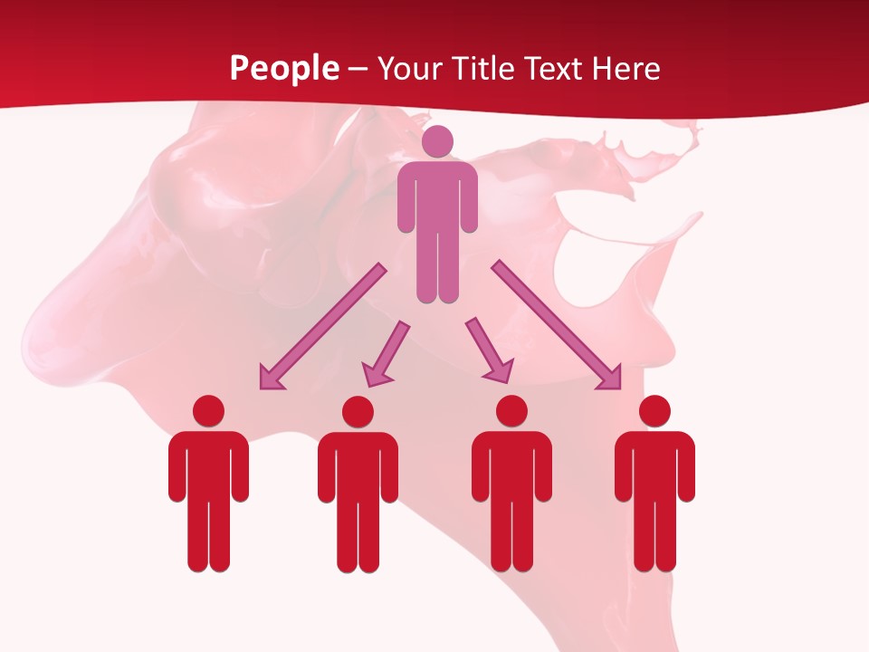 Color Brush Background PowerPoint Template