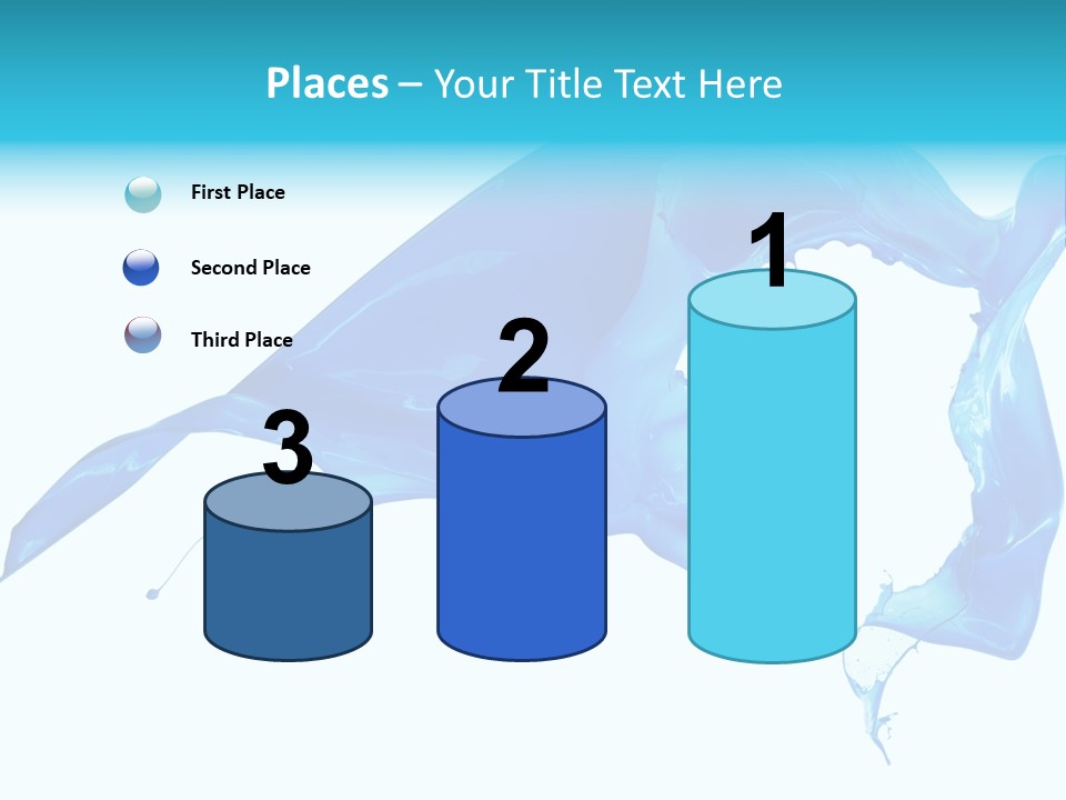 Ink Splashing Hand PowerPoint Template