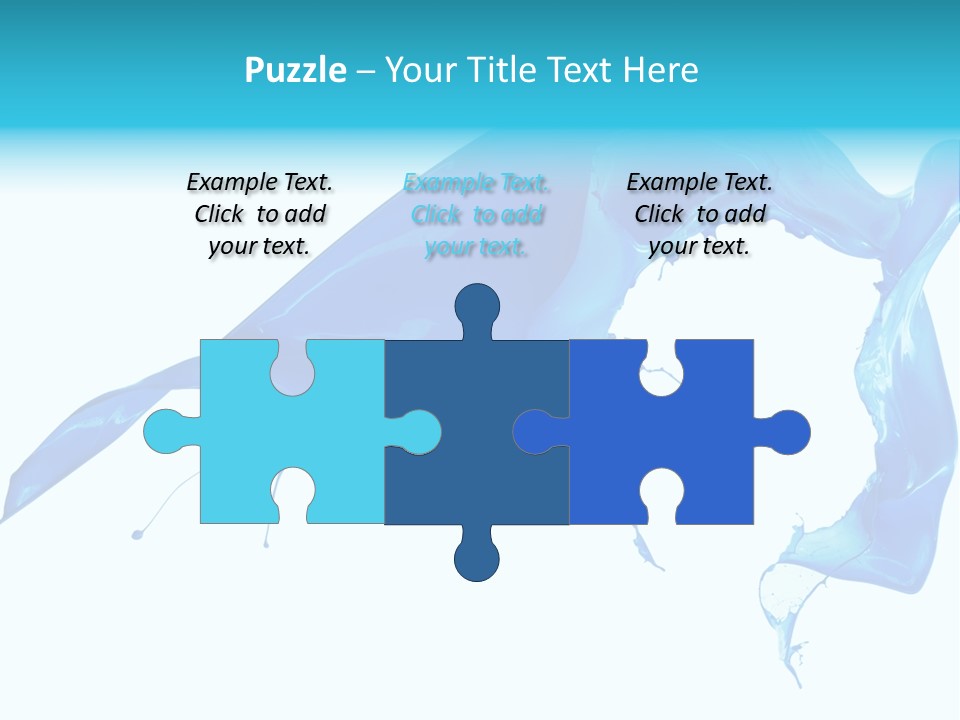 Ink Splashing Hand PowerPoint Template