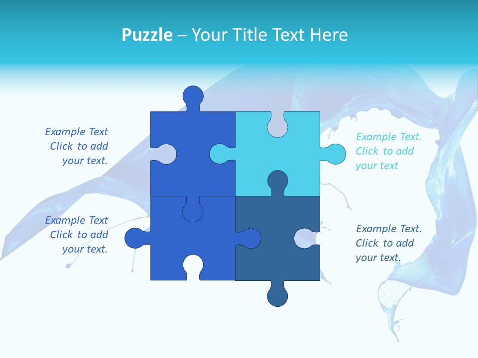 Ink Splashing Hand PowerPoint Template