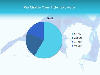 Ink Splashing Hand PowerPoint Template