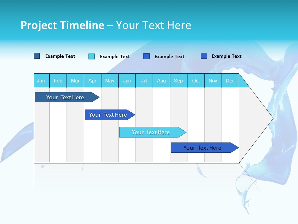 Ink Splashing Hand PowerPoint Template