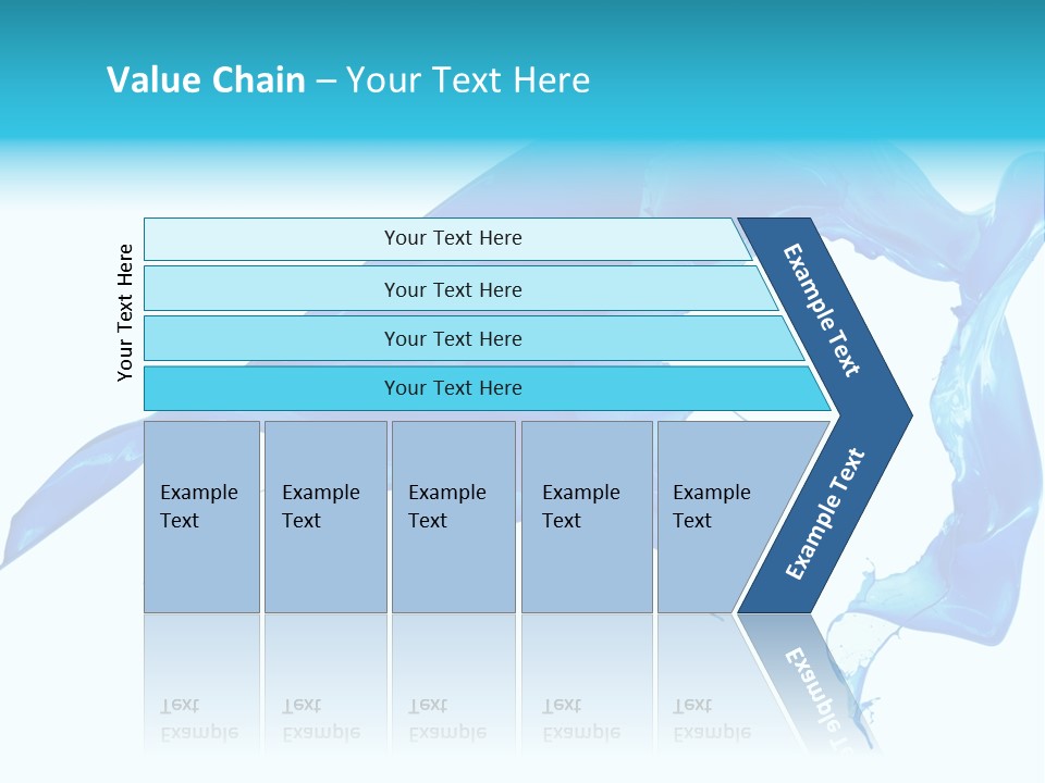 Ink Splashing Hand PowerPoint Template