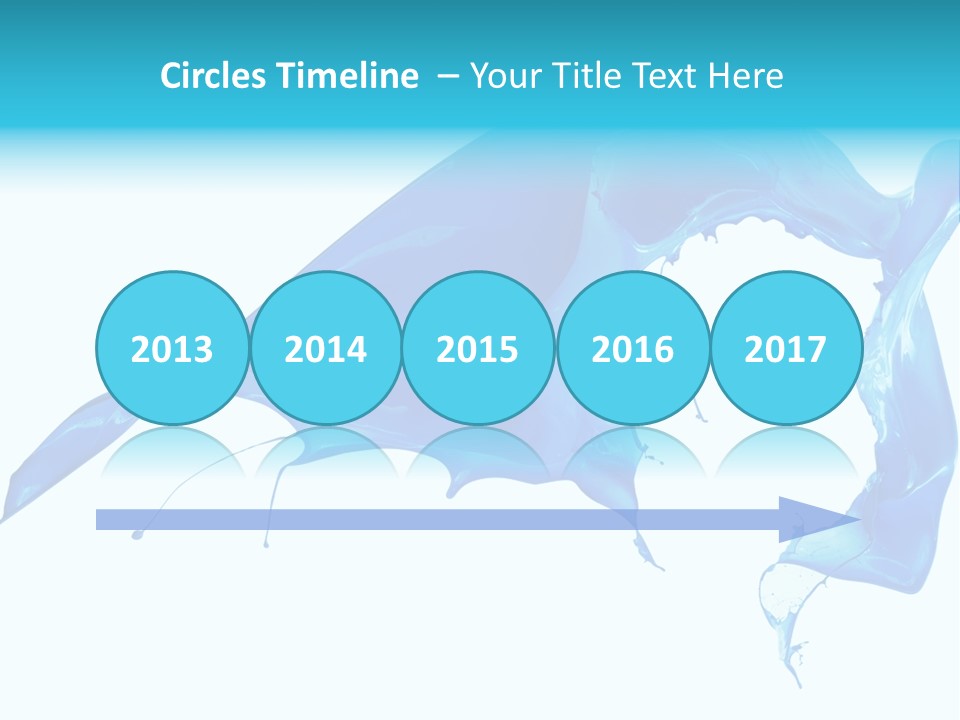 Ink Splashing Hand PowerPoint Template