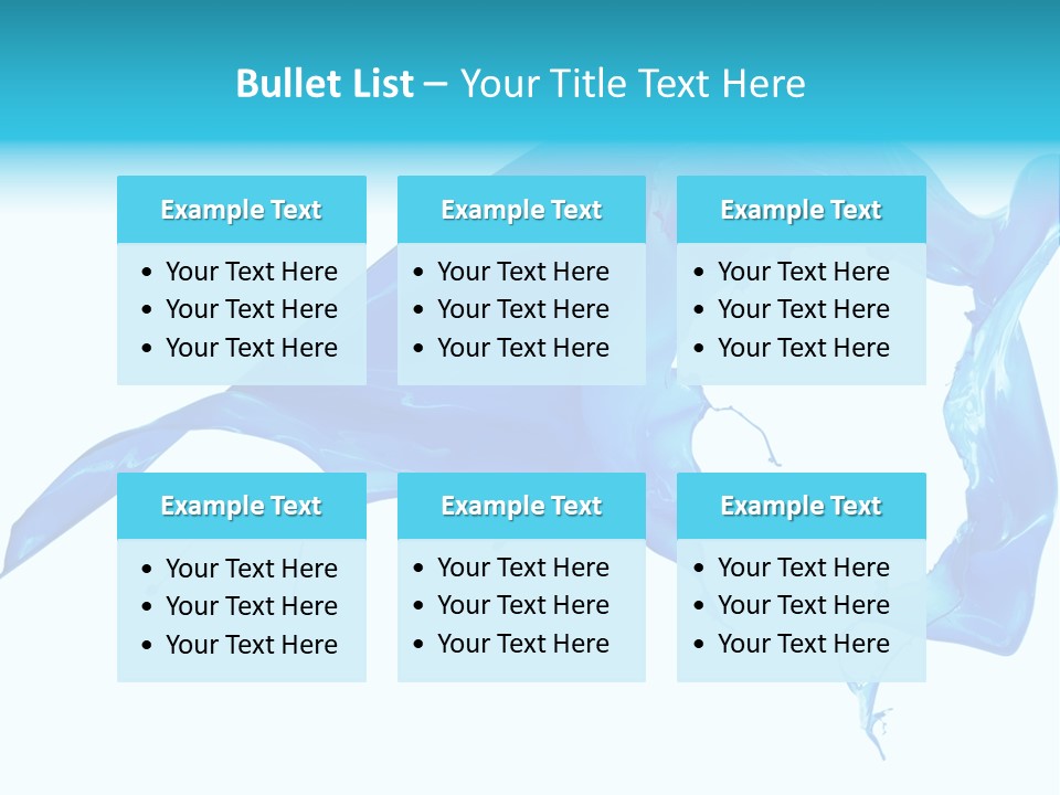 Ink Splashing Hand PowerPoint Template