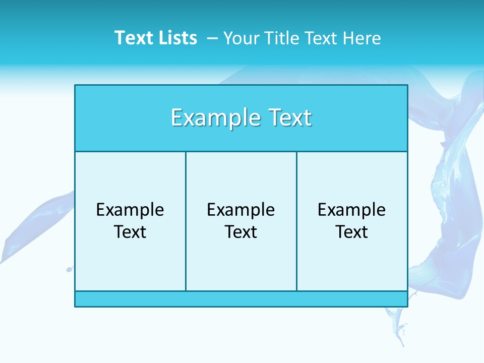Ink Splashing Hand PowerPoint Template