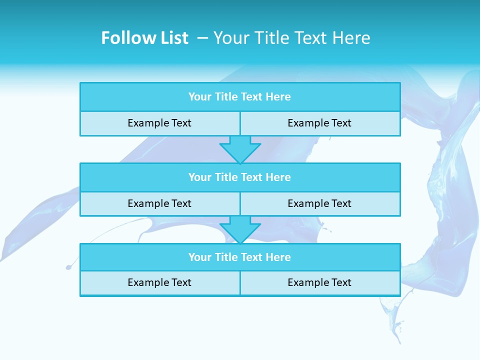 Ink Splashing Hand PowerPoint Template