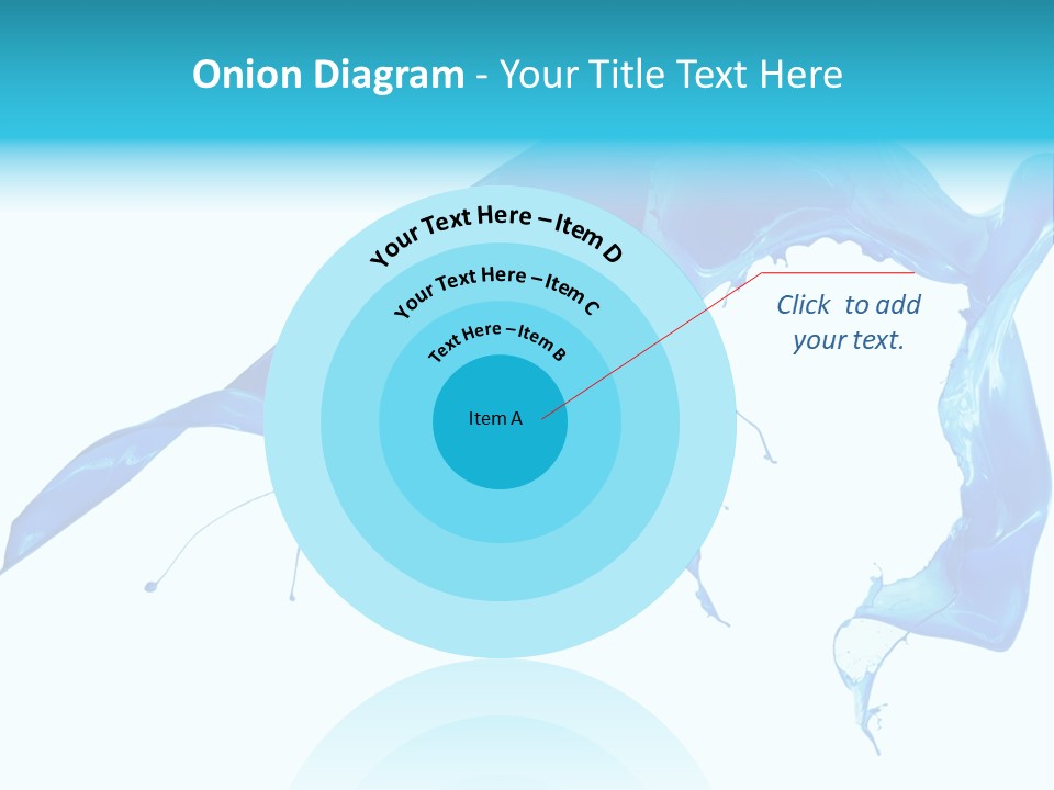 Ink Splashing Hand PowerPoint Template