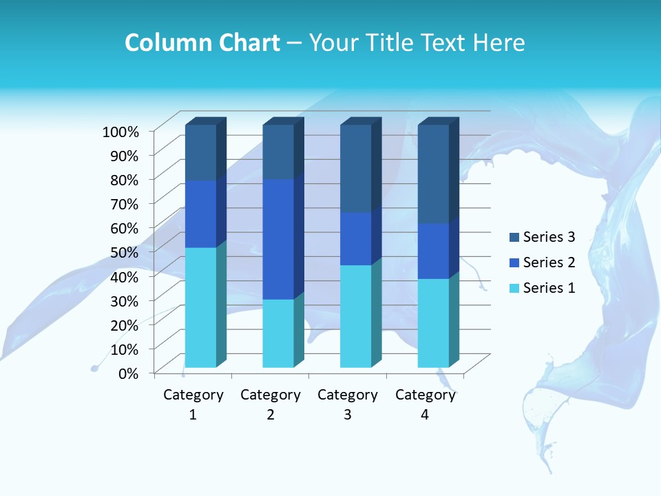 Ink Splashing Hand PowerPoint Template