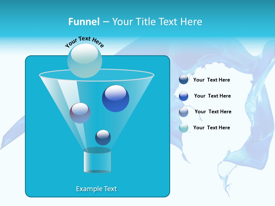 Ink Splashing Hand PowerPoint Template