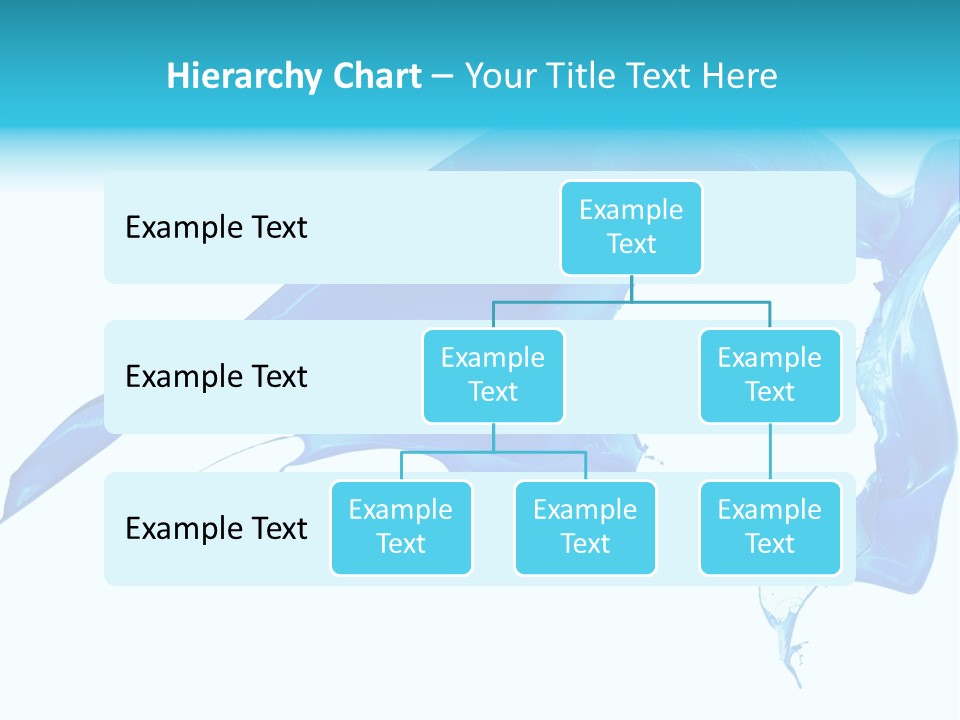 Ink Splashing Hand PowerPoint Template
