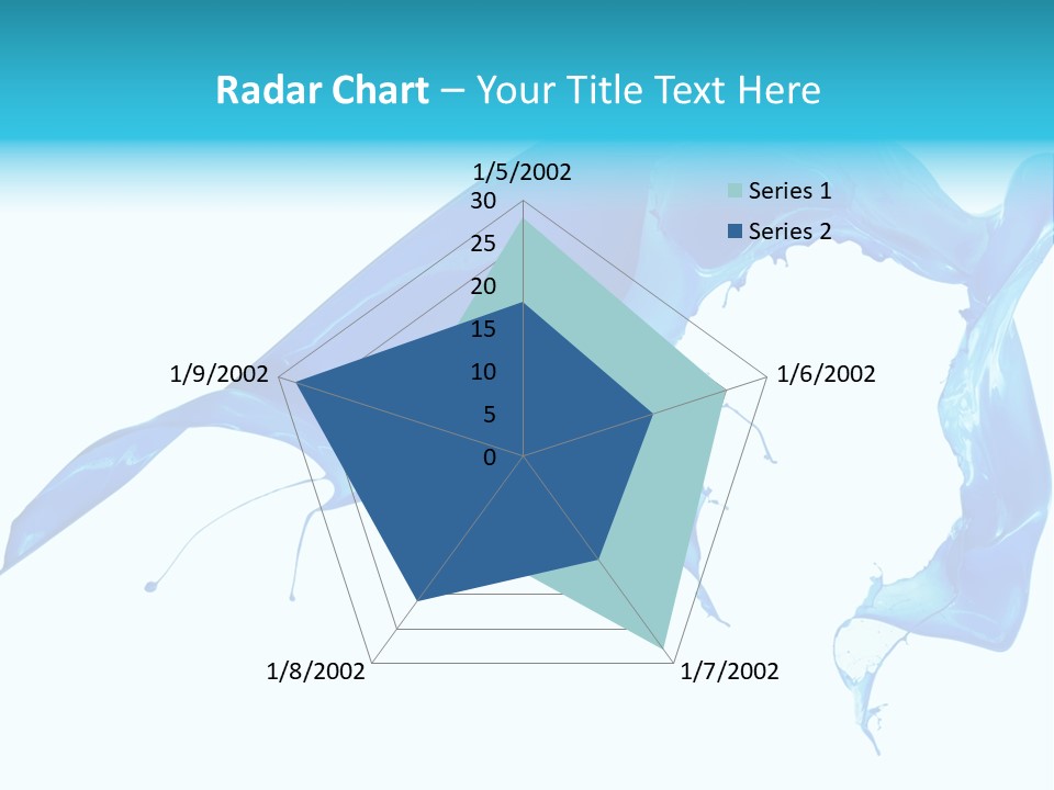 Ink Splashing Hand PowerPoint Template