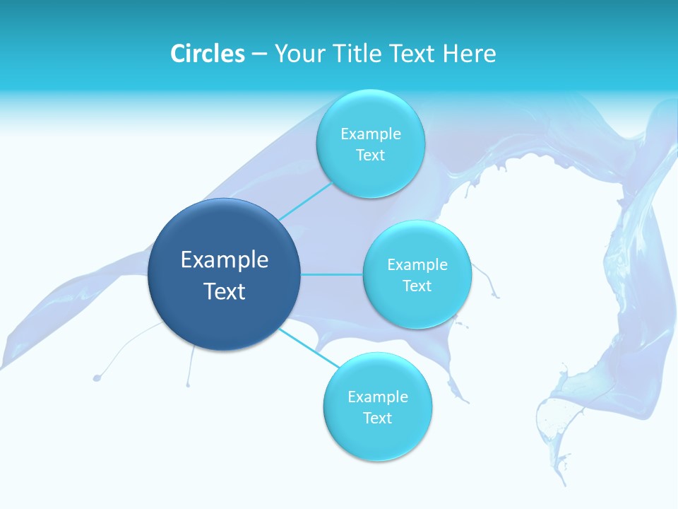 Ink Splashing Hand PowerPoint Template