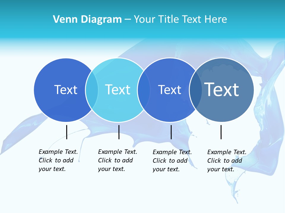 Ink Splashing Hand PowerPoint Template