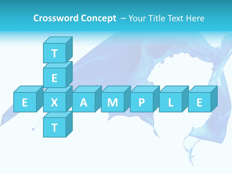 Ink Splashing Hand PowerPoint Template