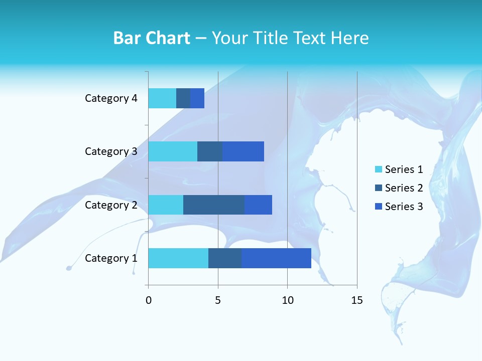 Ink Splashing Hand PowerPoint Template