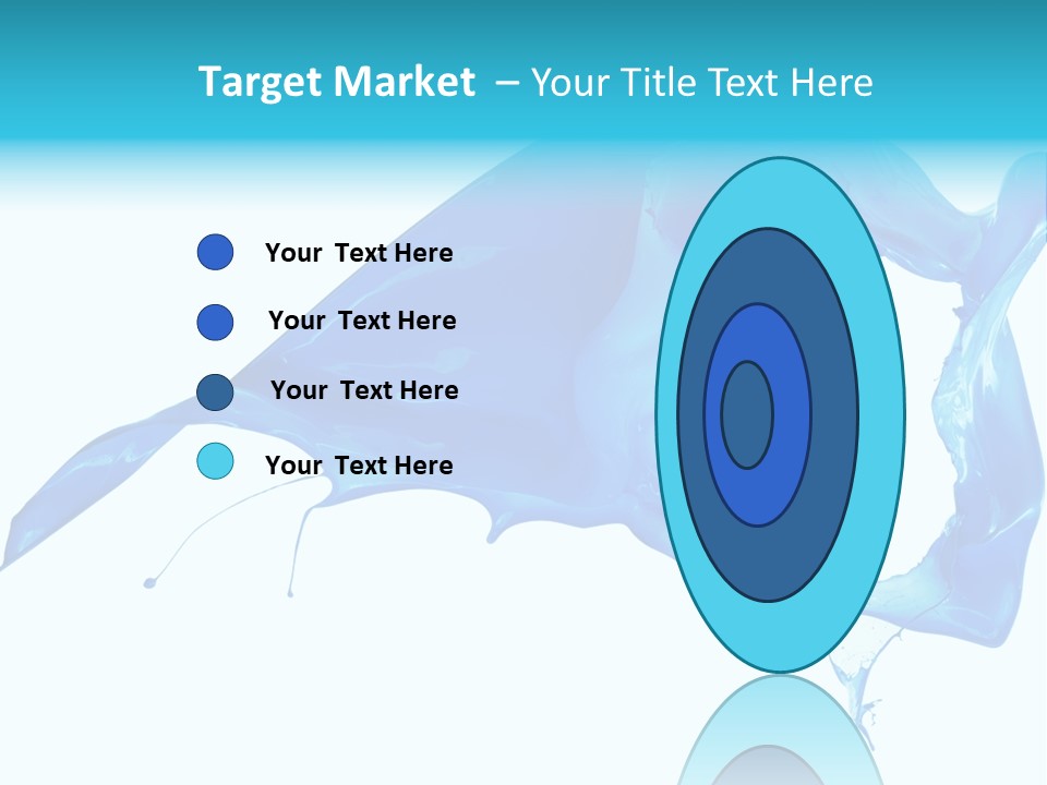 Ink Splashing Hand PowerPoint Template