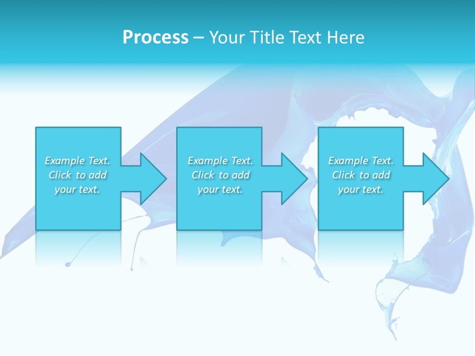 Ink Splashing Hand PowerPoint Template