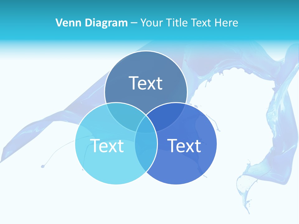 Ink Splashing Hand PowerPoint Template