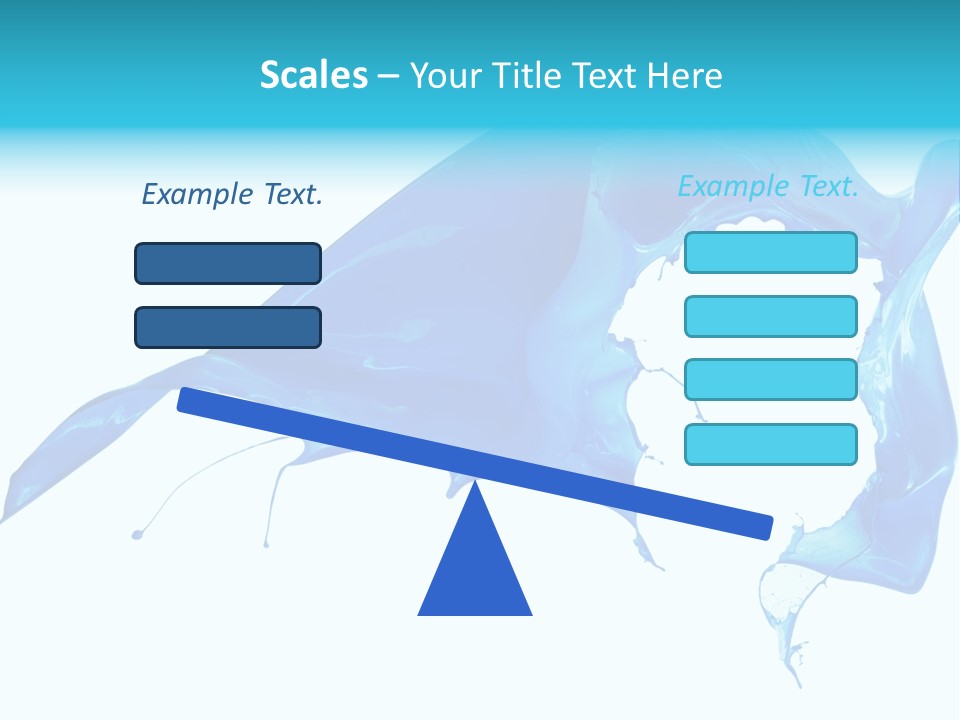 Ink Splashing Hand PowerPoint Template