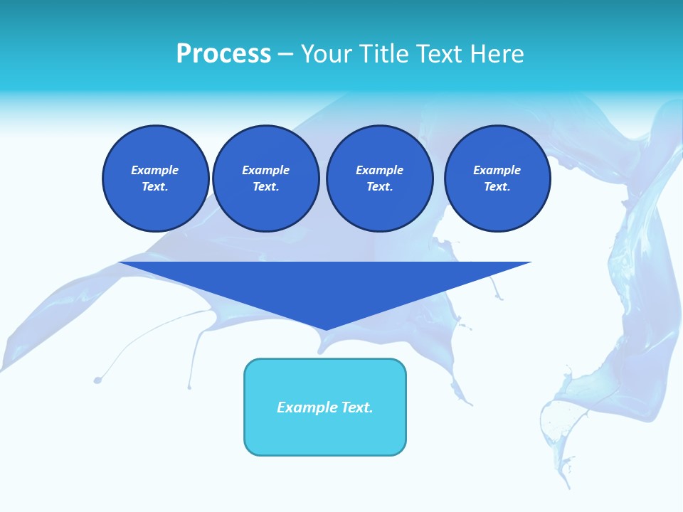 Ink Splashing Hand PowerPoint Template