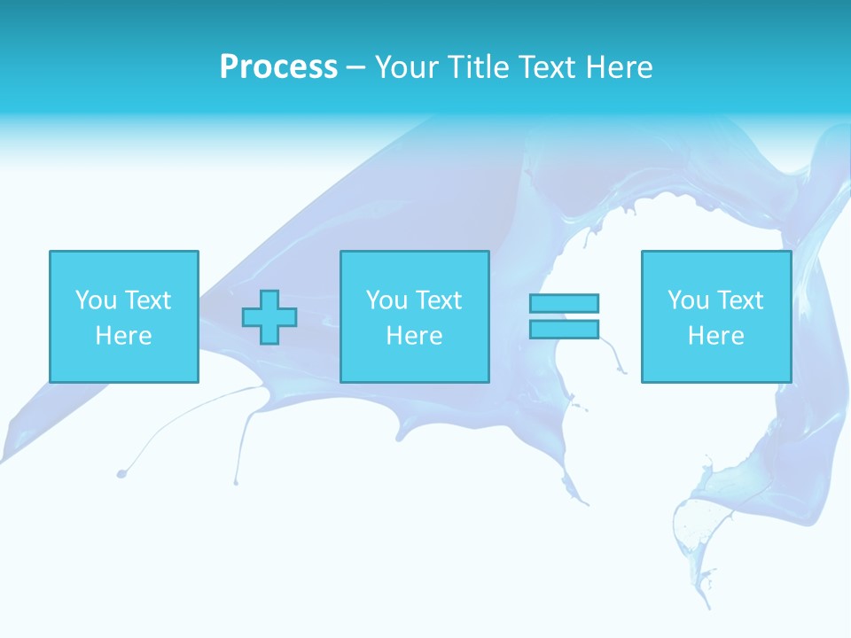 Ink Splashing Hand PowerPoint Template