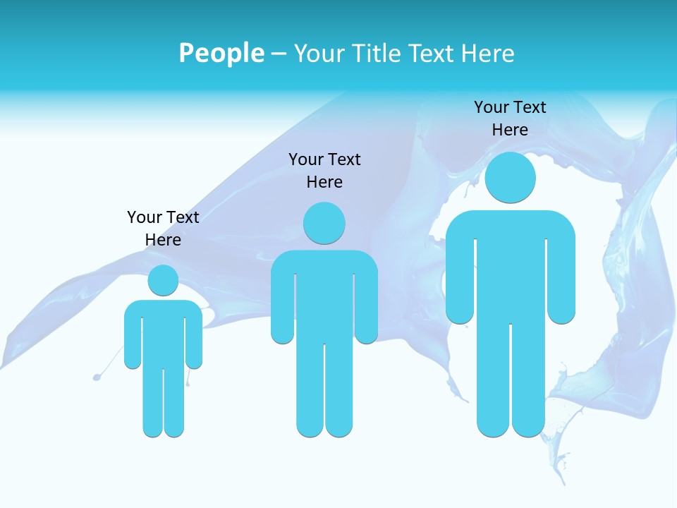 Ink Splashing Hand PowerPoint Template