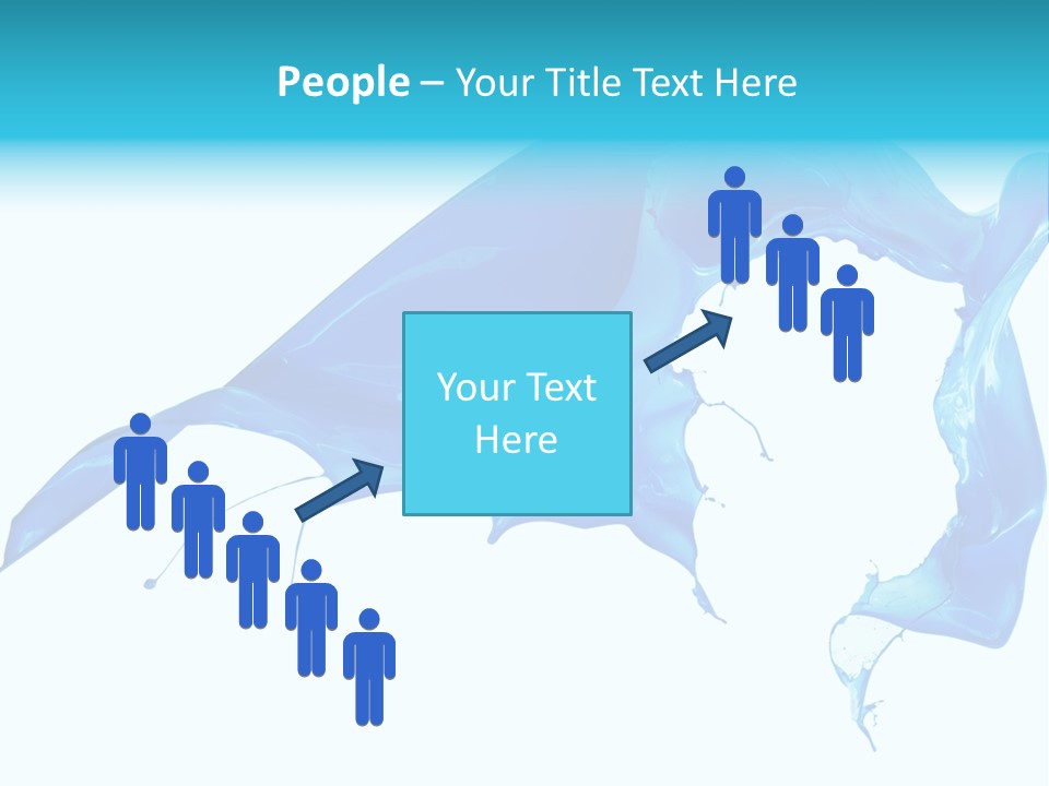 Ink Splashing Hand PowerPoint Template