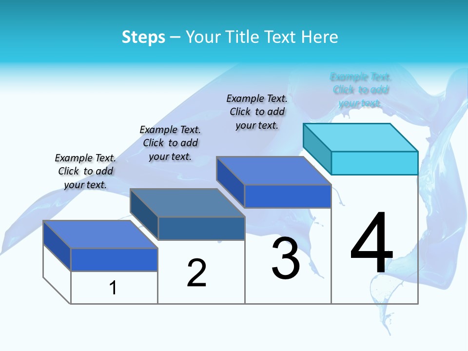 Ink Splashing Hand PowerPoint Template