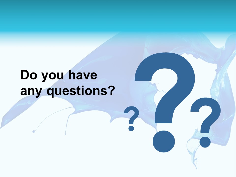 Ink Splashing Hand PowerPoint Template