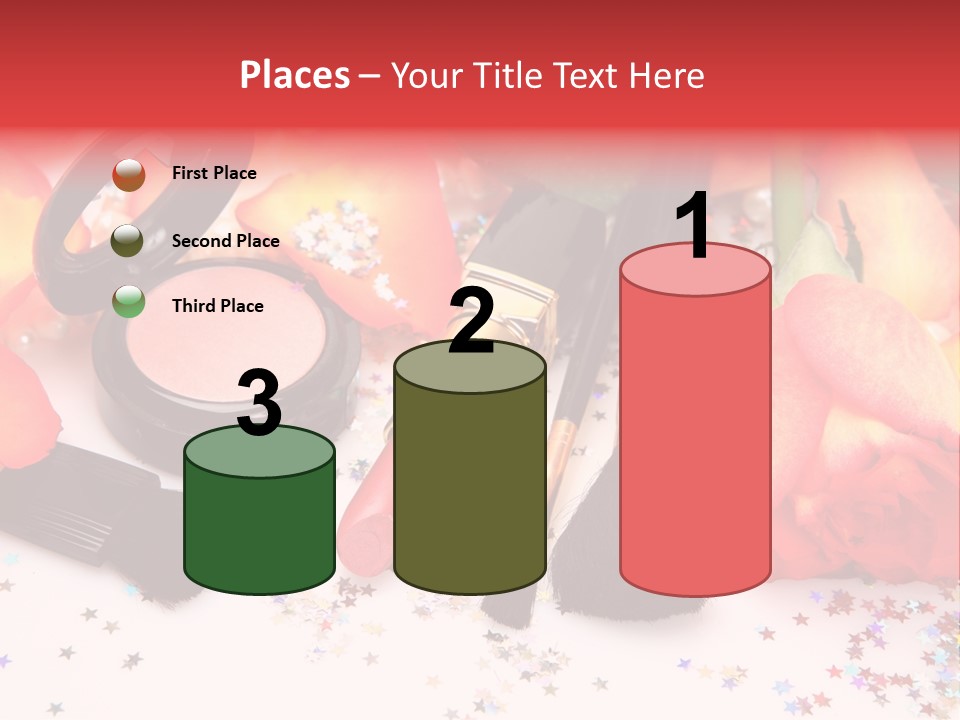 Cosmetics Decorative Charm PowerPoint Template