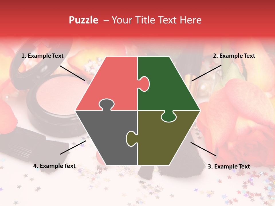 Cosmetics Decorative Charm PowerPoint Template