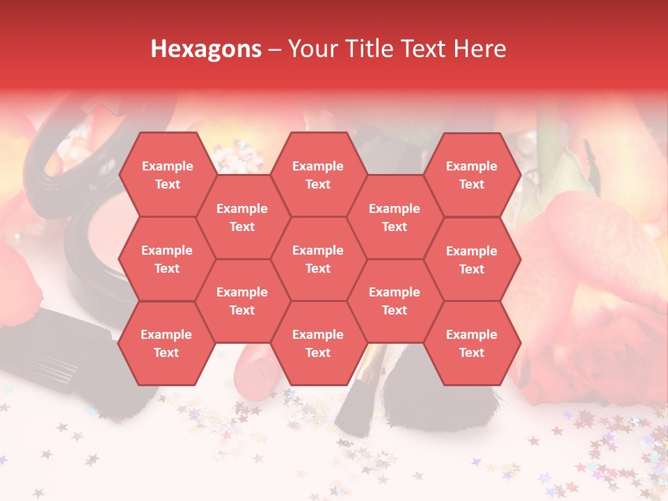 Cosmetics Decorative Charm PowerPoint Template