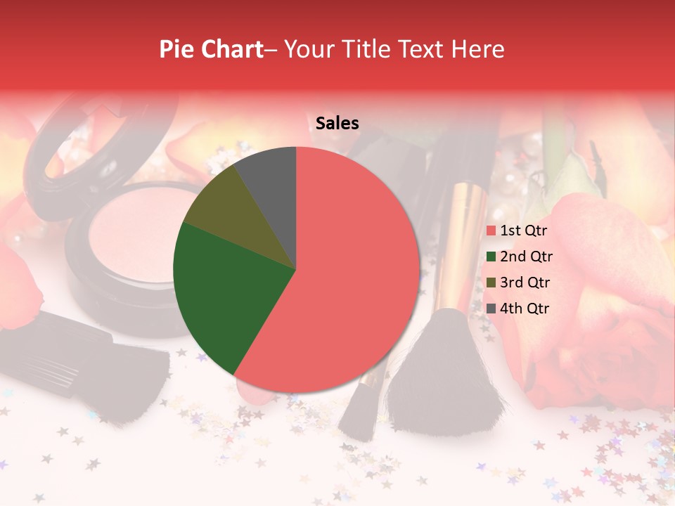 Cosmetics Decorative Charm PowerPoint Template