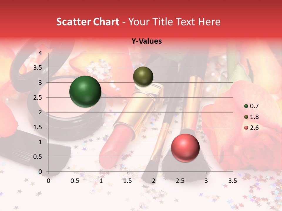 Cosmetics Decorative Charm PowerPoint Template