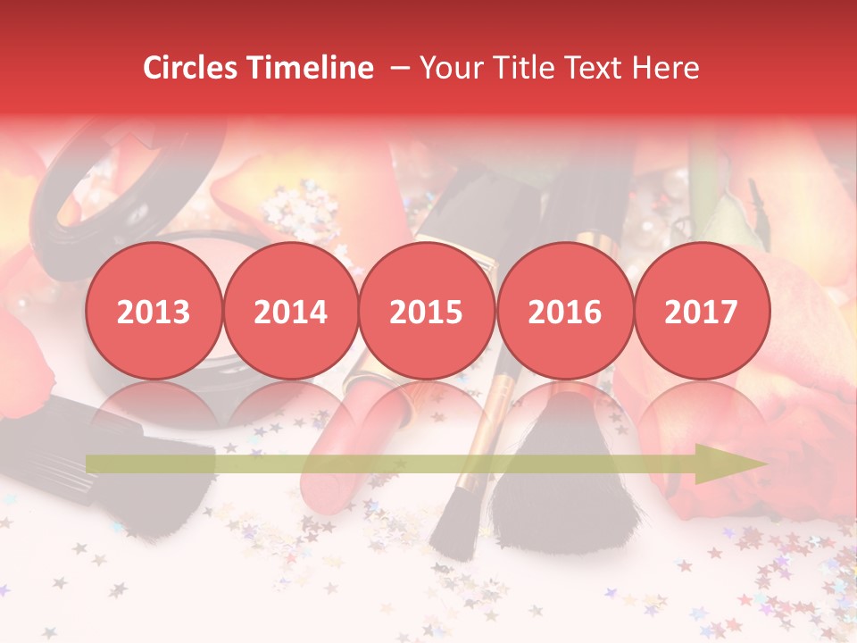 Cosmetics Decorative Charm PowerPoint Template