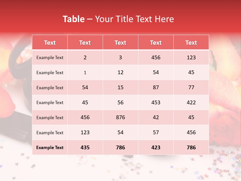 Cosmetics Decorative Charm PowerPoint Template
