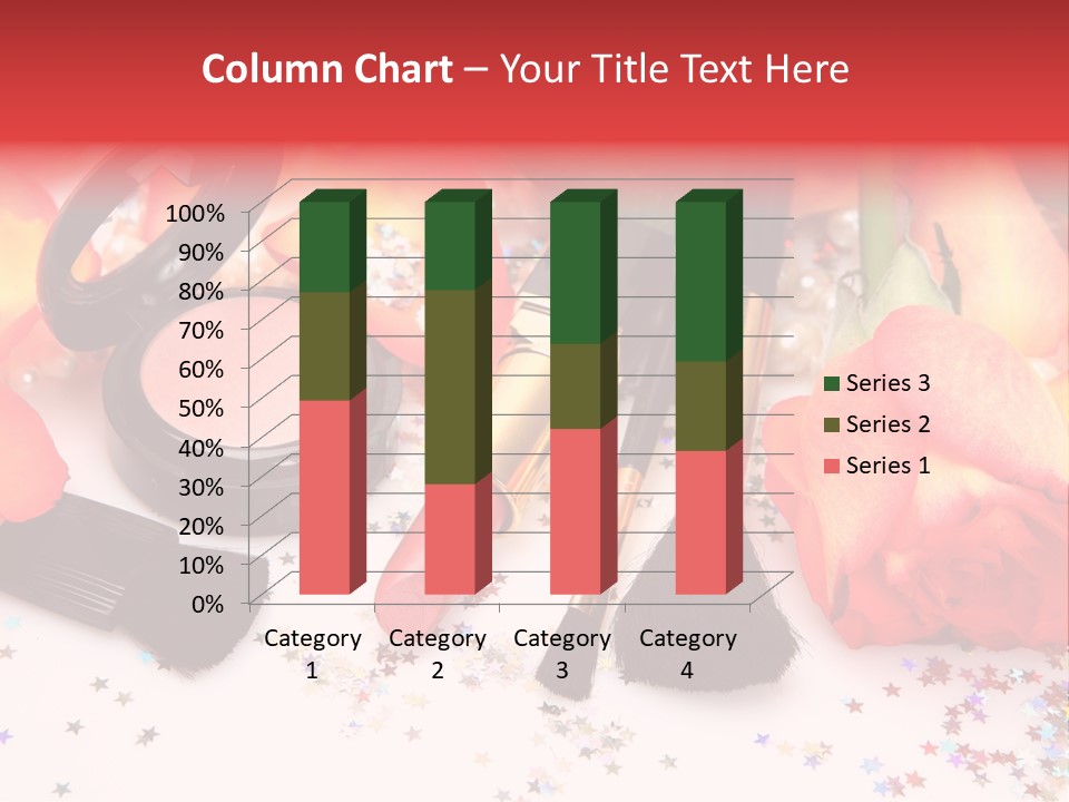 Cosmetics Decorative Charm PowerPoint Template
