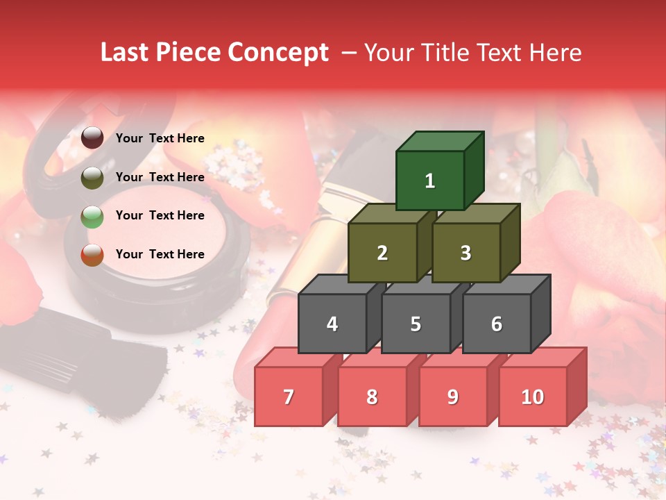 Cosmetics Decorative Charm PowerPoint Template