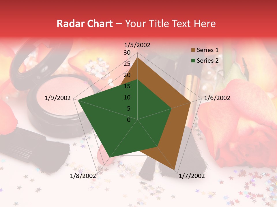 Cosmetics Decorative Charm PowerPoint Template