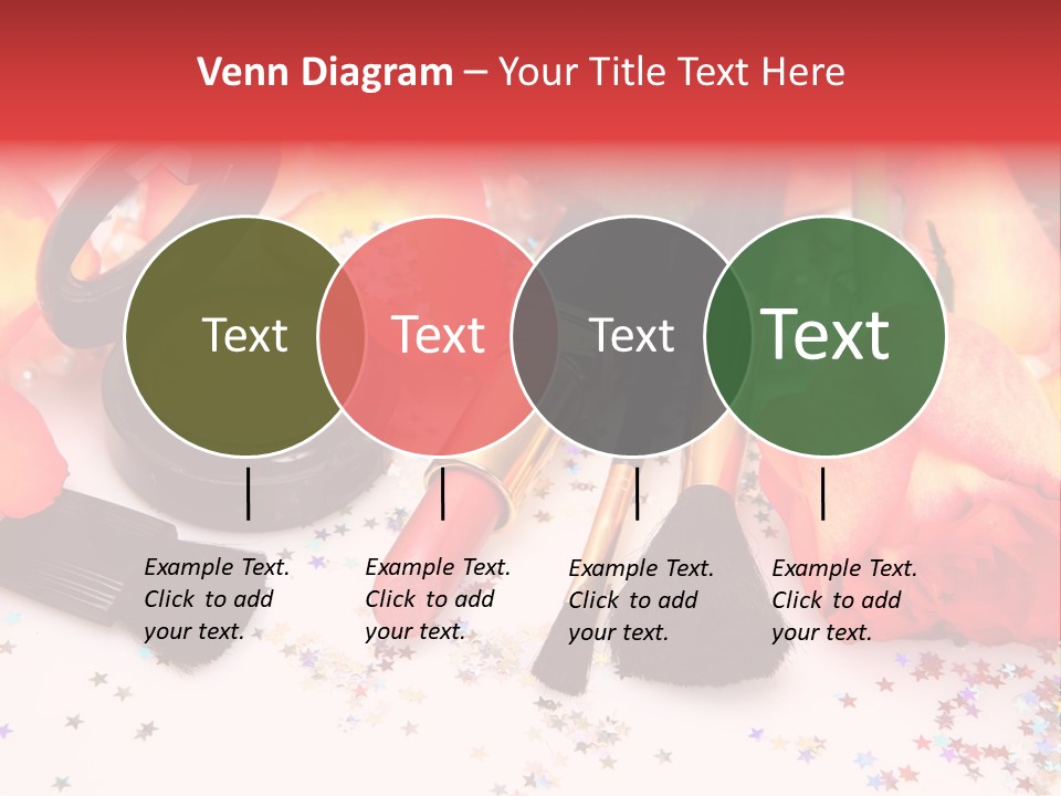 Cosmetics Decorative Charm PowerPoint Template