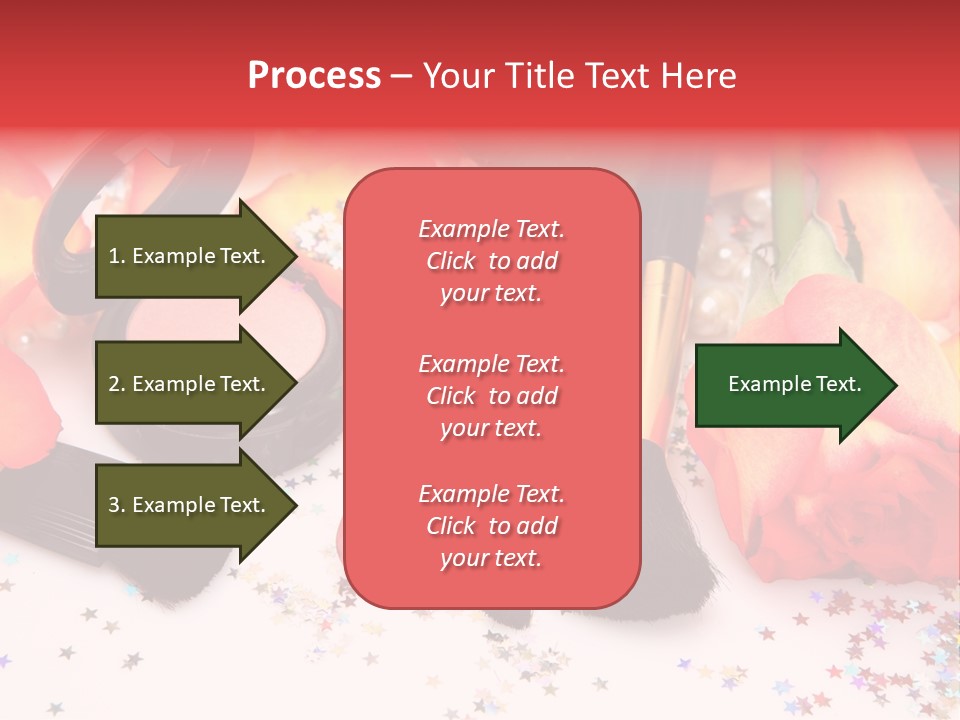 Cosmetics Decorative Charm PowerPoint Template