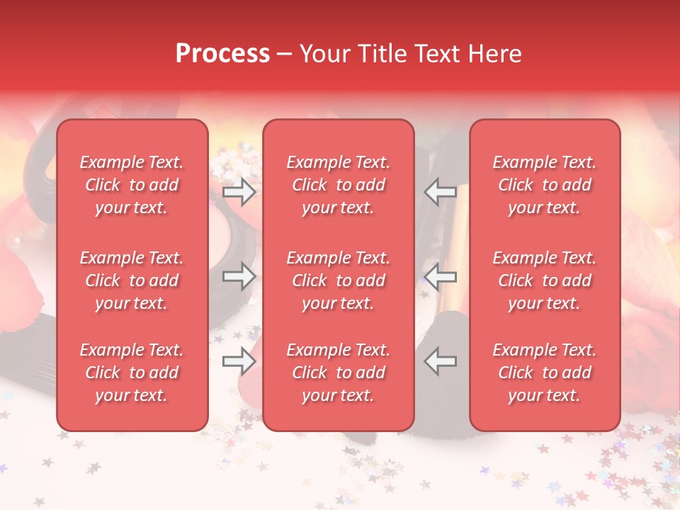 Cosmetics Decorative Charm PowerPoint Template