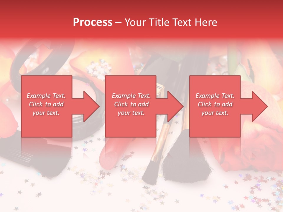 Cosmetics Decorative Charm PowerPoint Template