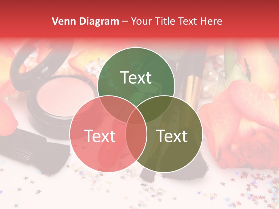 Cosmetics Decorative Charm PowerPoint Template