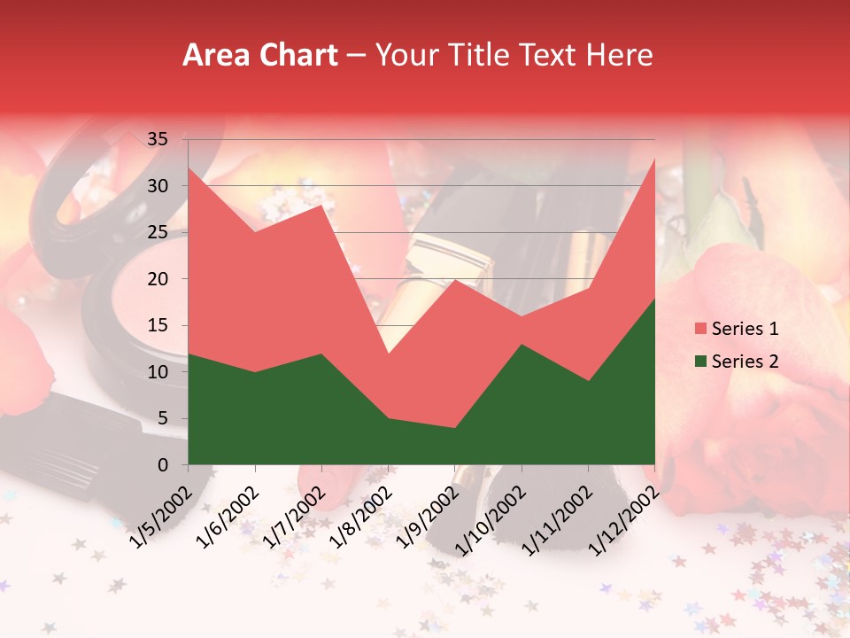 Cosmetics Decorative Charm PowerPoint Template