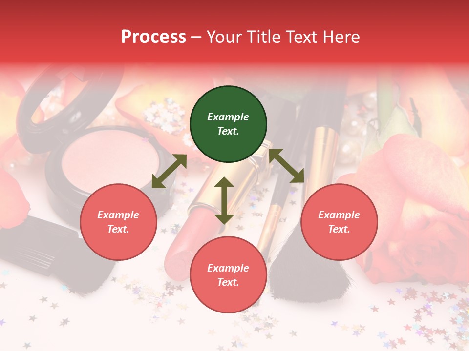 Cosmetics Decorative Charm PowerPoint Template