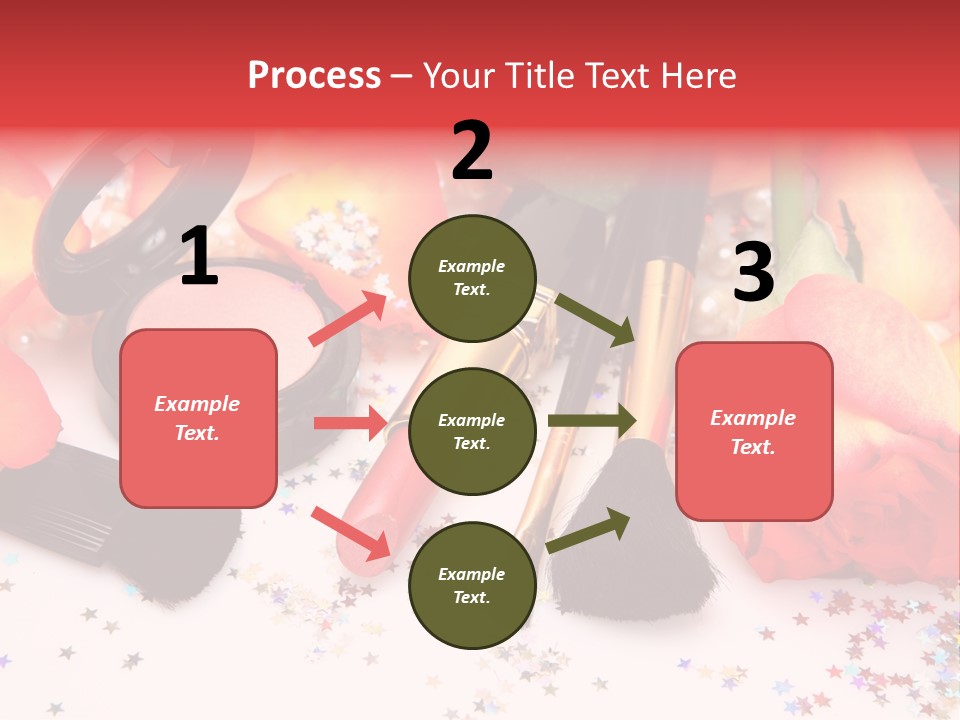 Cosmetics Decorative Charm PowerPoint Template