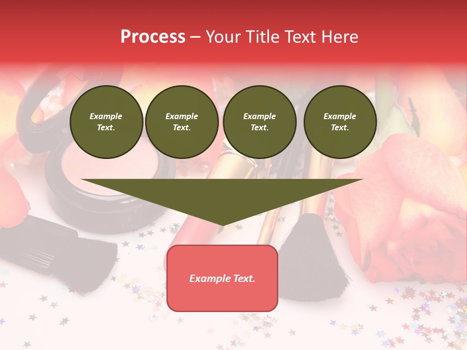 Cosmetics Decorative Charm PowerPoint Template