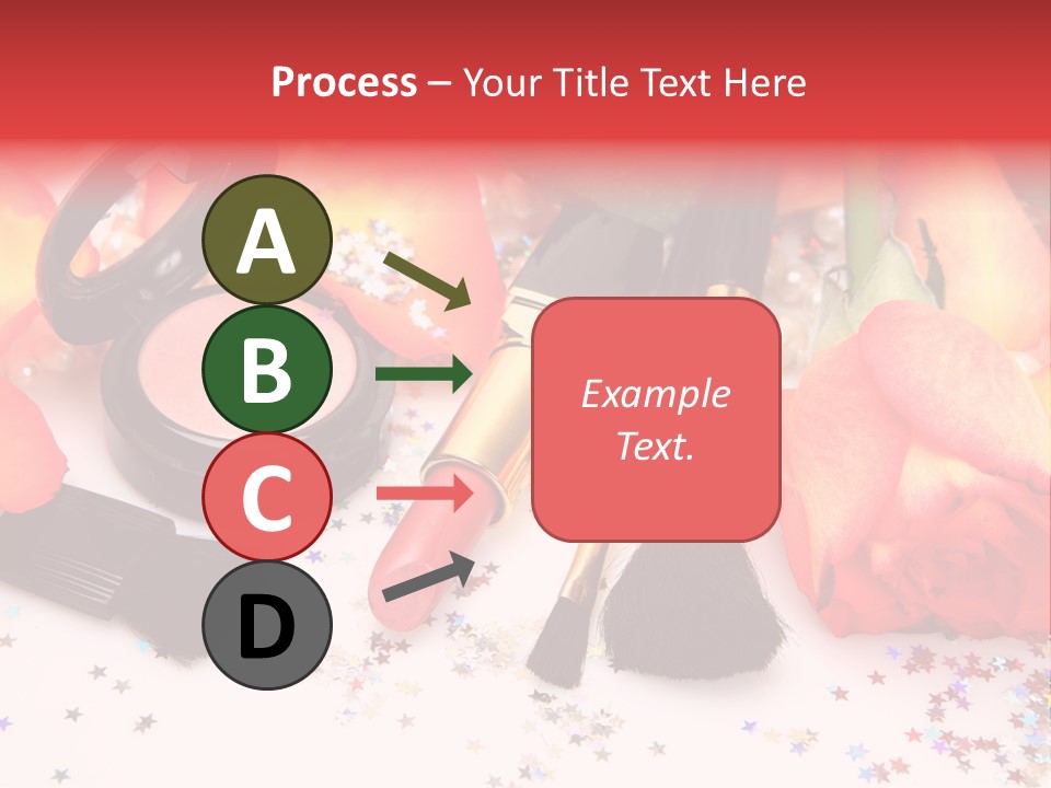 Cosmetics Decorative Charm PowerPoint Template